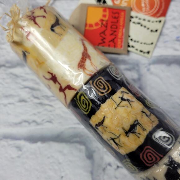 NWT Swazi Candles Global Artisans Tribal set of 4 Votives - Picture 5 of 14